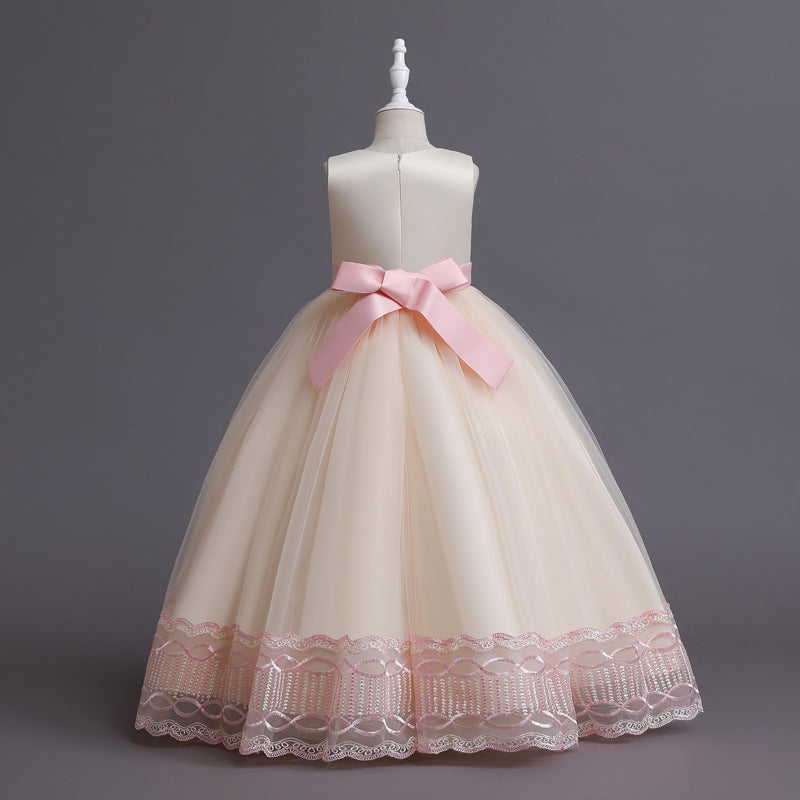 Micah Champagne Ball Gown- LPD058