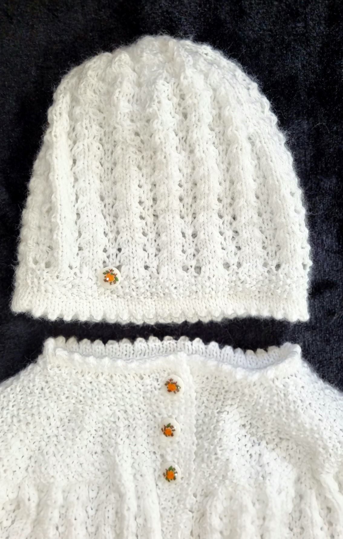 Lil Baby White Christening Cape/Gown and Hat Set- LPH001