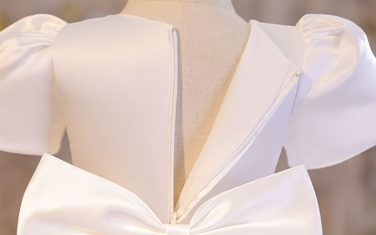 Georgia White Ivory Flower Girl, Communion, Formal Dress - LPD024