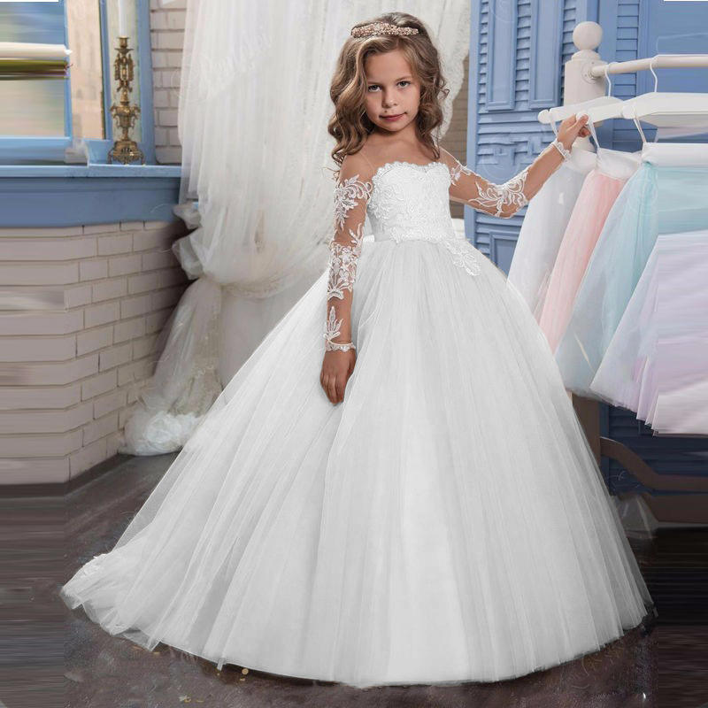 First Communion Dresses White Princess Frock Kiara White Princess