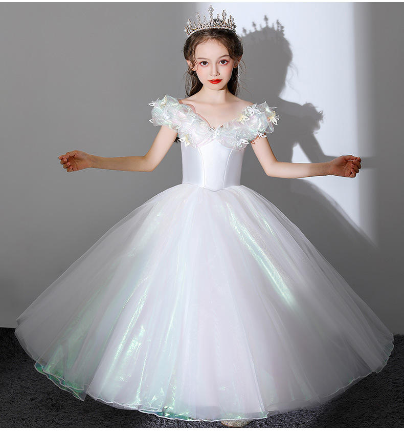 SLPD016 Princess Flower Girl, Prom Ball Gown