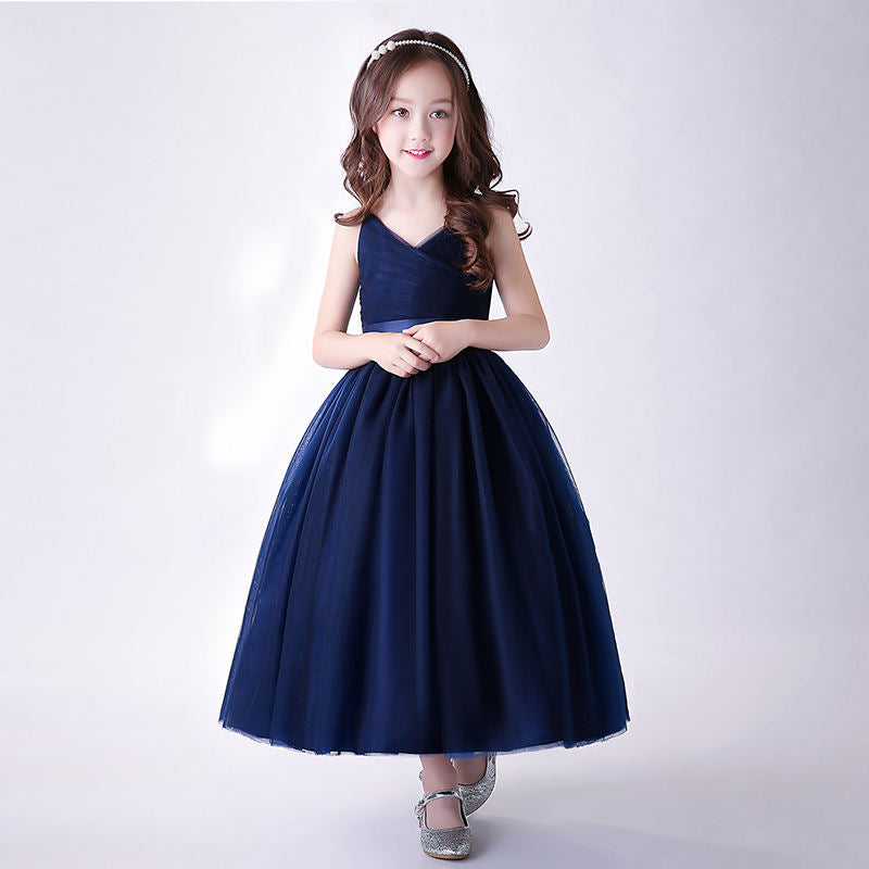 Molly Navy Blue Flower Girl, Formal Party Dress -LPD068 Lil Posie Molly Navy Blue Flower Girl, Formal Party Dress -LPD068 Lil Posie