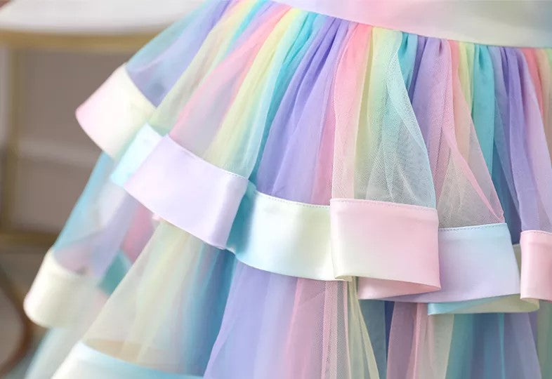 Bianca Rainbow Cake Party Dress- LPD013