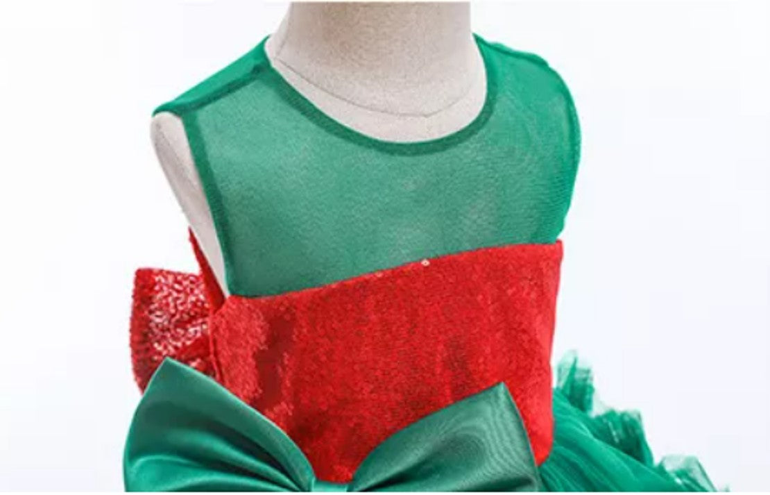 Brooklyn Girls Fancy Christmas Dress - LPD047