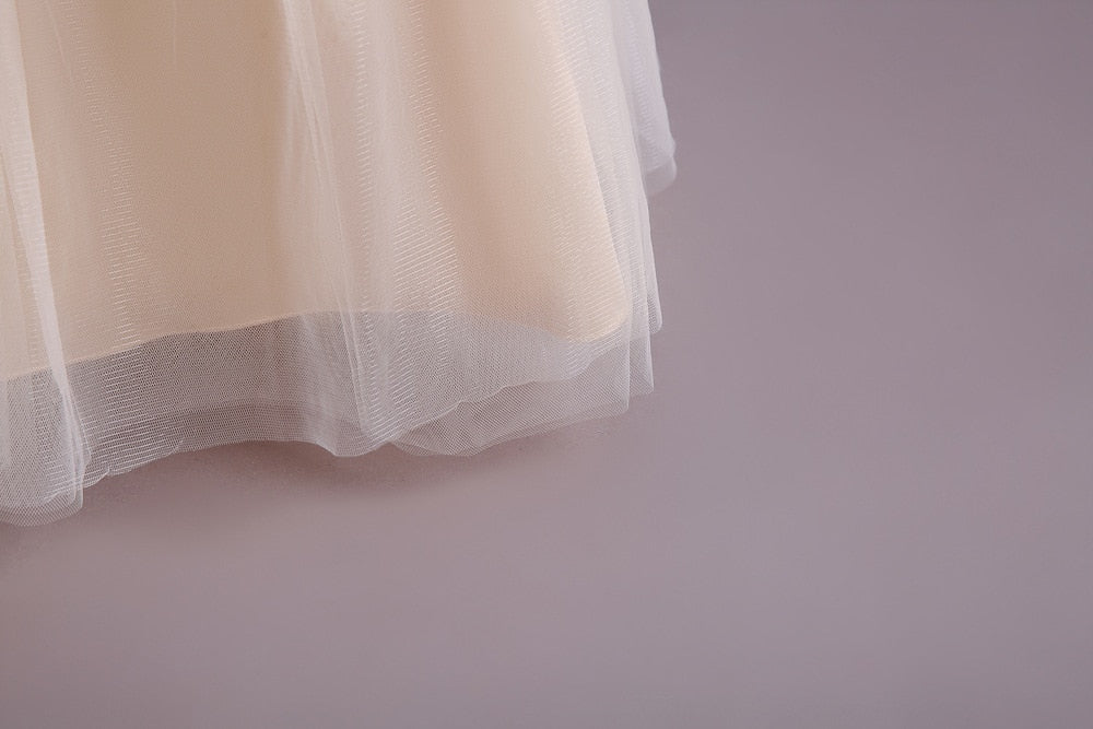 Yvone Beige Ball Gown- LPD055