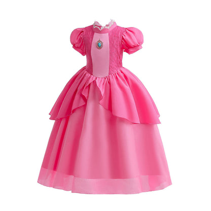 Princess Peach Birthday Dress, Festival/Cosplay/Book Week Costume