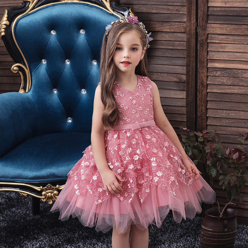 Karyn Hot Pink Flutter Princess, Barbie Inspired, Birthday Dress LPD097