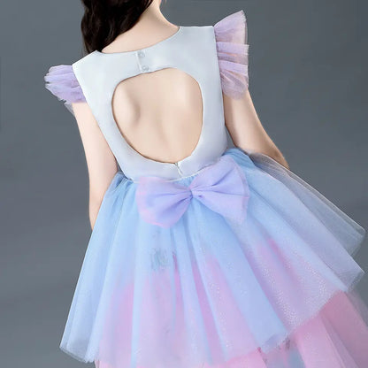 Skyla Rainbow Magical Pony Princess Birthday Dress LPD102