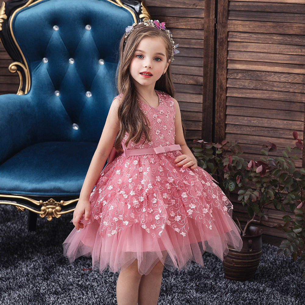 Karyn Hot Pink Flutter Princess, Barbie Inspired, Birthday Dress LPD097