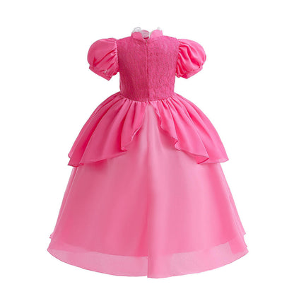 Princess Peach Birthday Dress, Festival/Cosplay/Book Week Costume LPD105