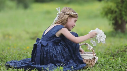 Raelyn White Lace Flower Girl Dress- LPD079