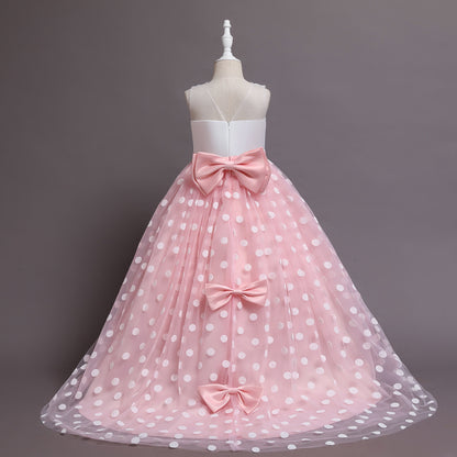 Polka Pink Ball Gown - LPD051