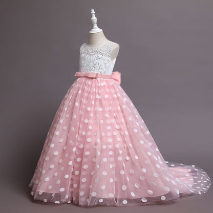 Polka Pink Ball Gown - LPD051