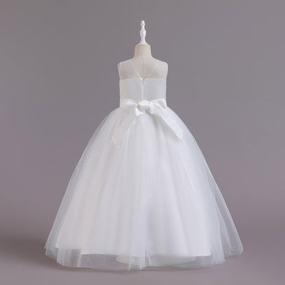 Hannah White Ball Gown- LPD059