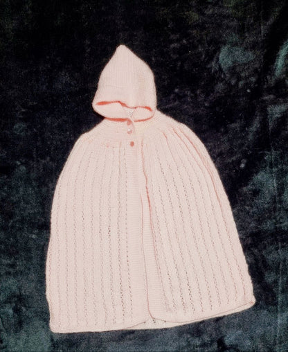 Lil Baby Pink Hoodie Wrap/Cape- LPH003
