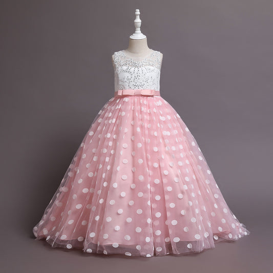 Polka Pink Ball Gown - LPD051