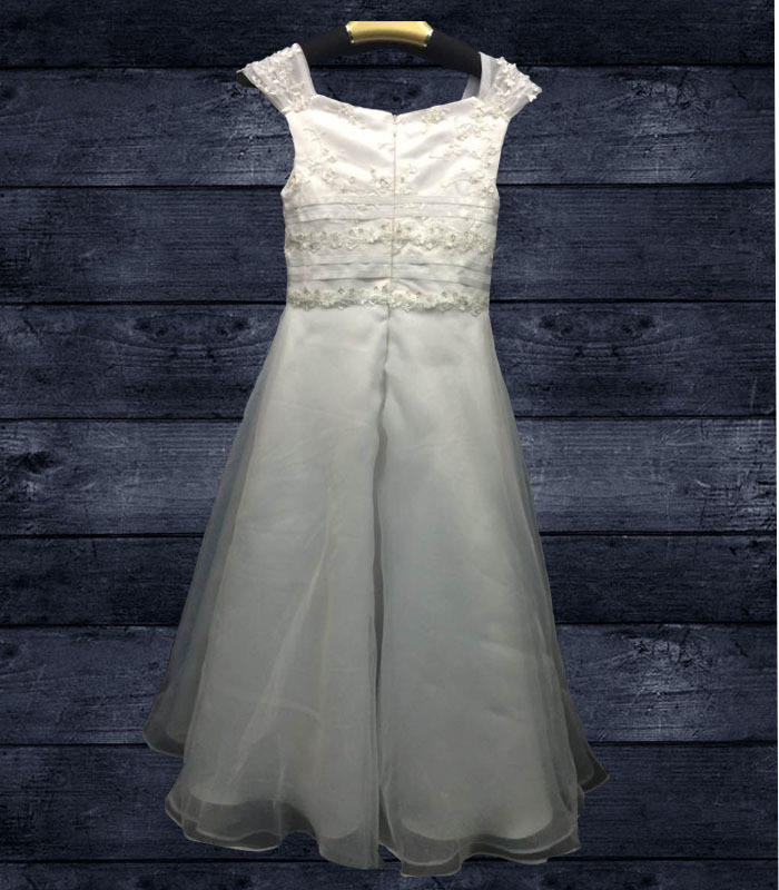 Stella White Communion, FlowerGirl, Formal Dress LPD089