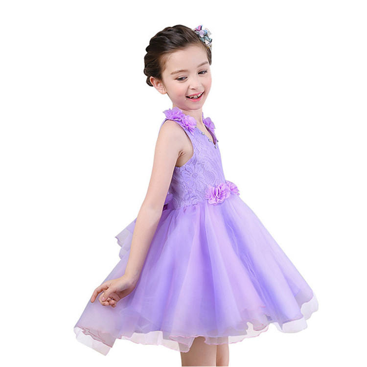 Zoe Lavander Flower Girl, Birthday and Special Occasion Dress - LPD037