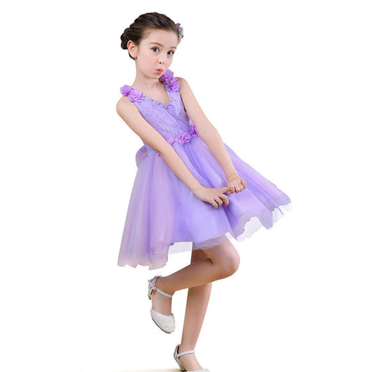 Zoe Lavander Flower Girl, Birthday and Special Occasion Dress - LPD037