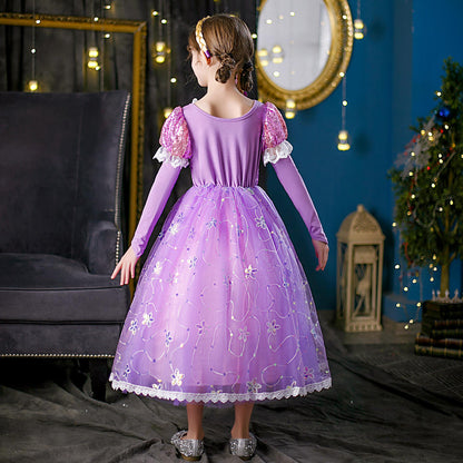 Rapunzel Birthday Costume and Accessories - LPD025